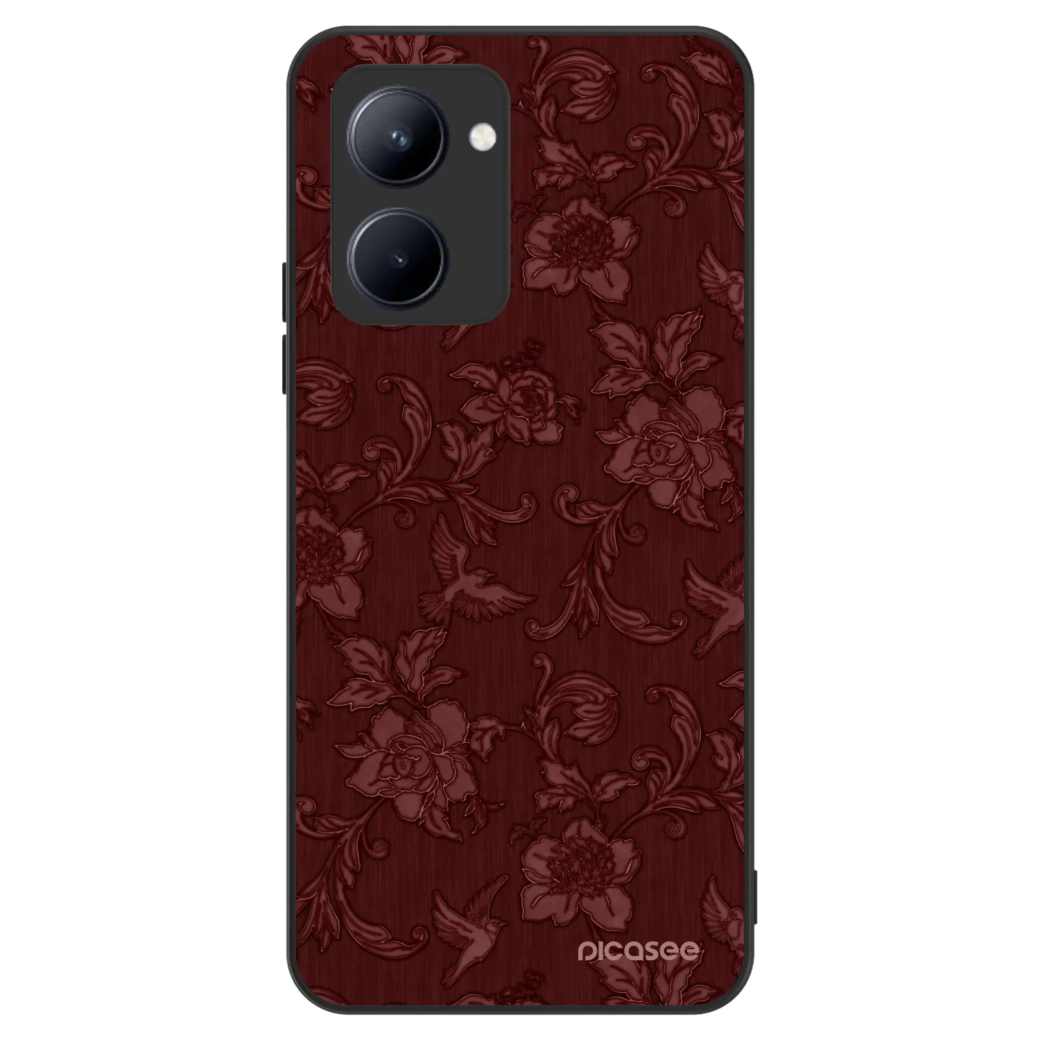 Picasee ULTIMATE CASE Realme C33 (2023) - készülékre - Red Elegance