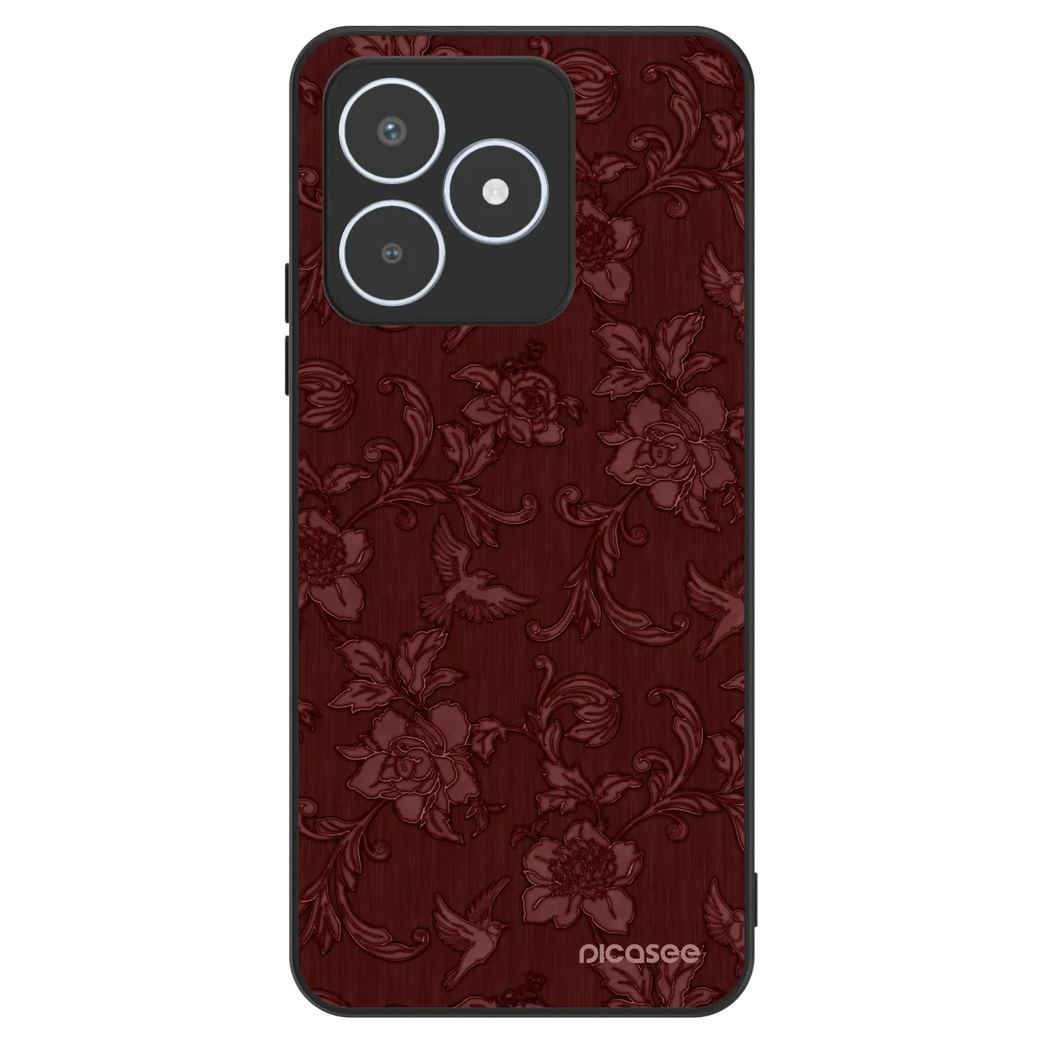 Picasee ULTIMATE CASE Realme C53 - készülékre - Red Elegance