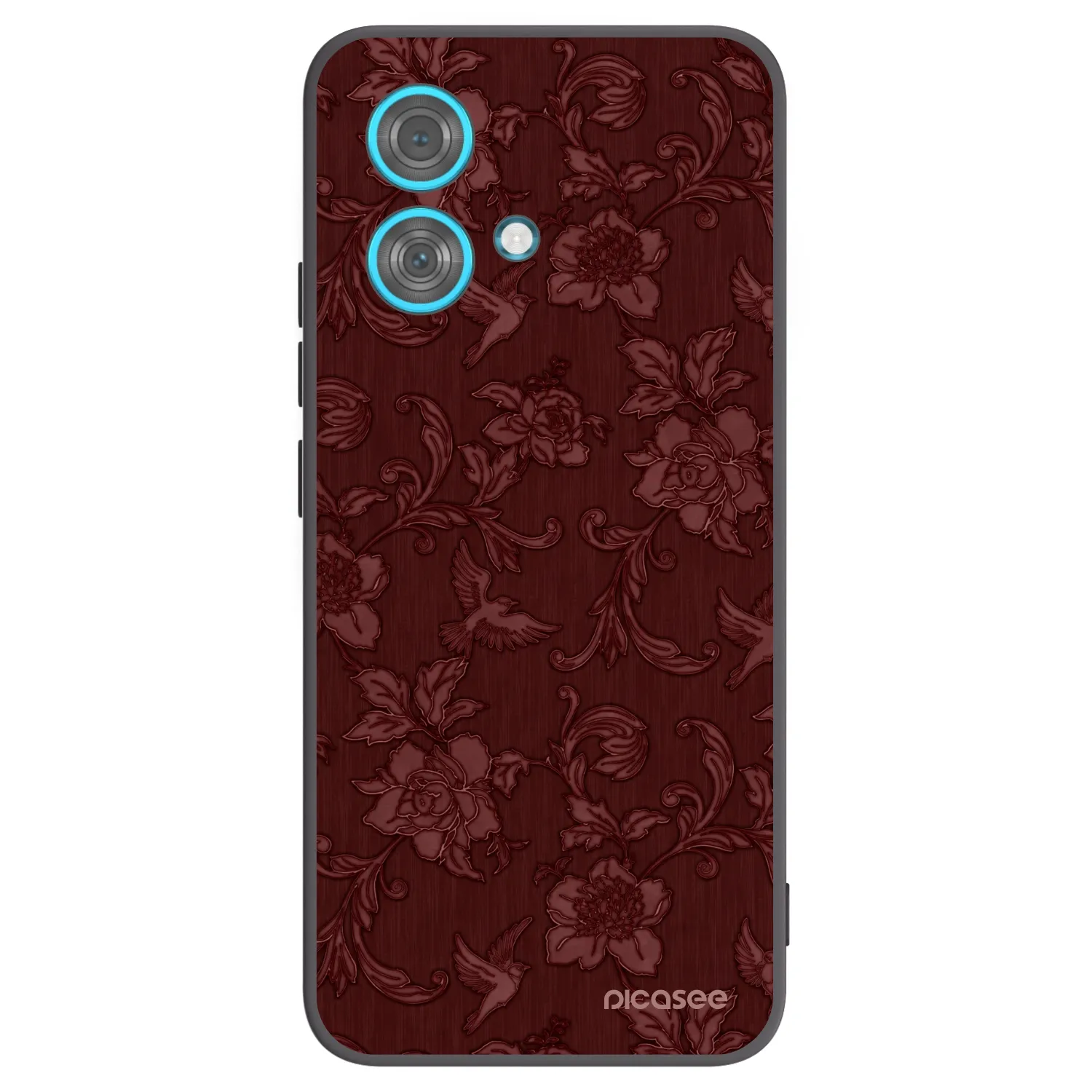 Picasee fekete szilikon tok az alábbi mobiltelefonokra Motorola Edge 40 Neo - Red Elegance