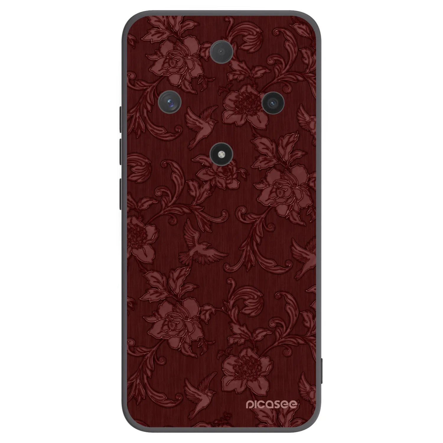 Picasee fekete szilikon tok az alábbi mobiltelefonokra Honor Magic6 Lite 5G - Red Elegance