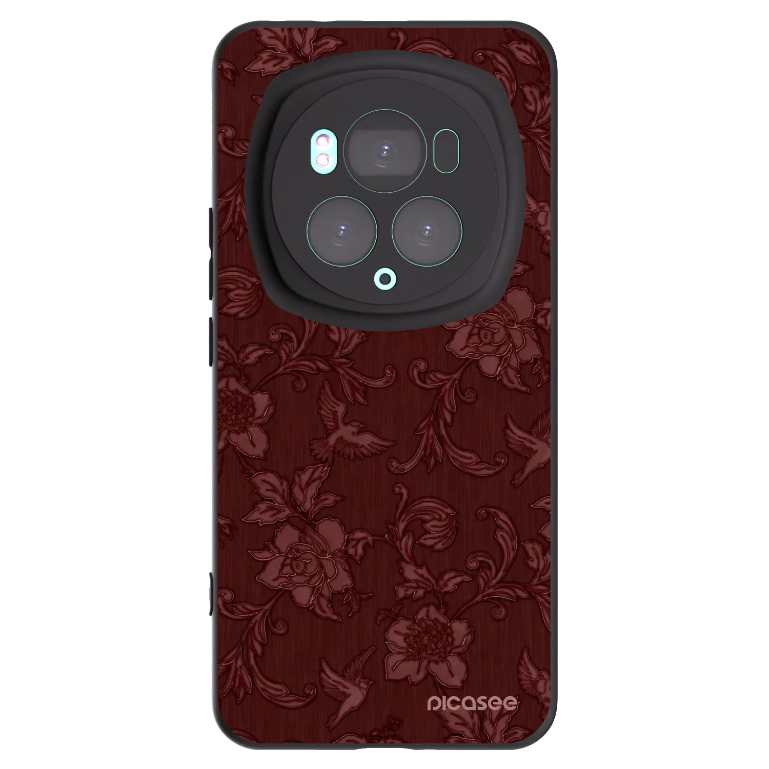 Picasee fekete szilikon tok az alábbi mobiltelefonokra Honor Magic6 Pro - Red Elegance