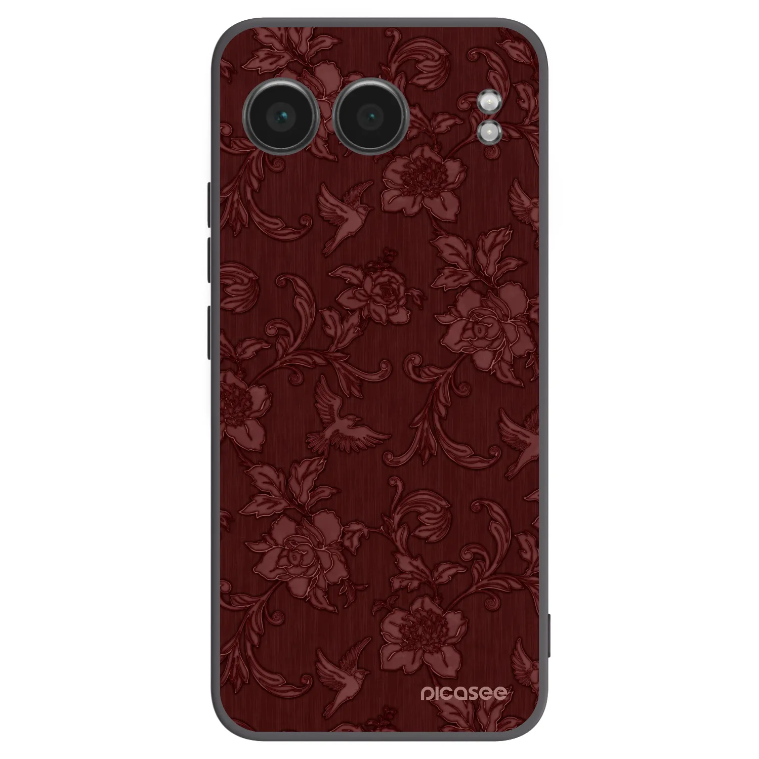 Picasee fekete szilikon tok az alábbi mobiltelefonokra OnePlus Nord 4 - Red Elegance
