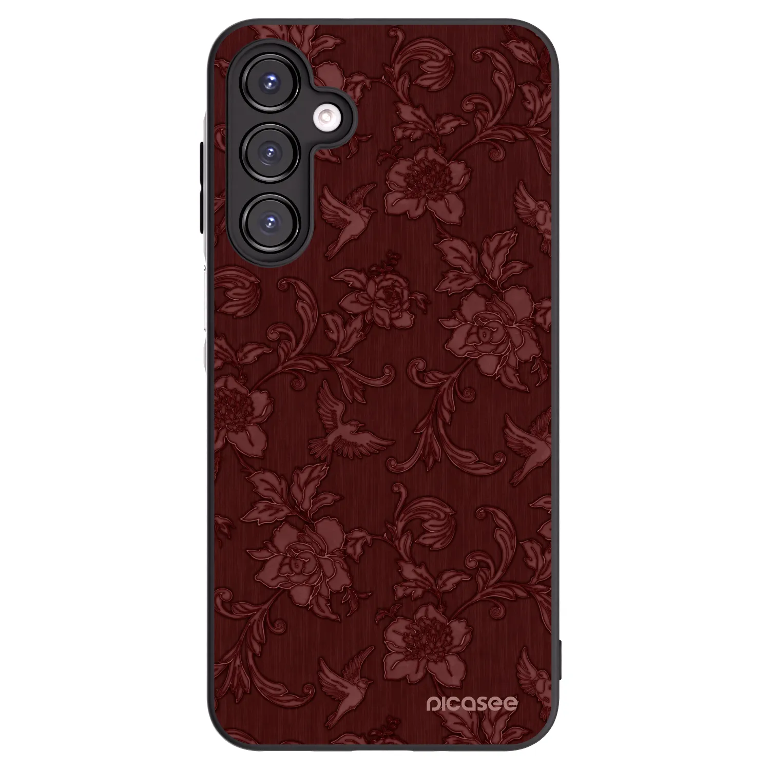 Picasee fekete szilikon tok az alábbi mobiltelefonokra Samsung Galaxy A16 5G - Red Elegance