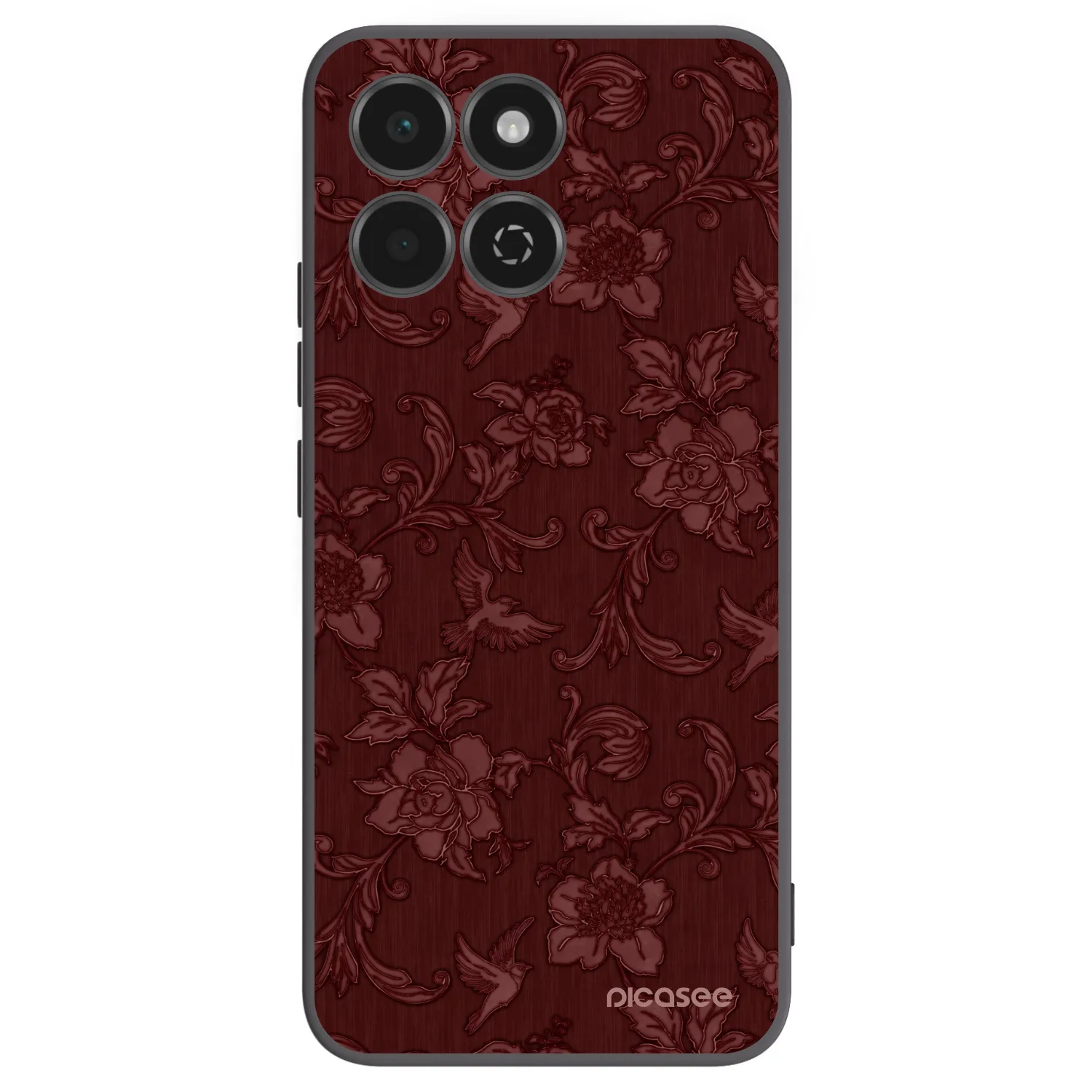 Picasee fekete szilikon tok az alábbi mobiltelefonokra Honor 200 Smart 5G - Red Elegance