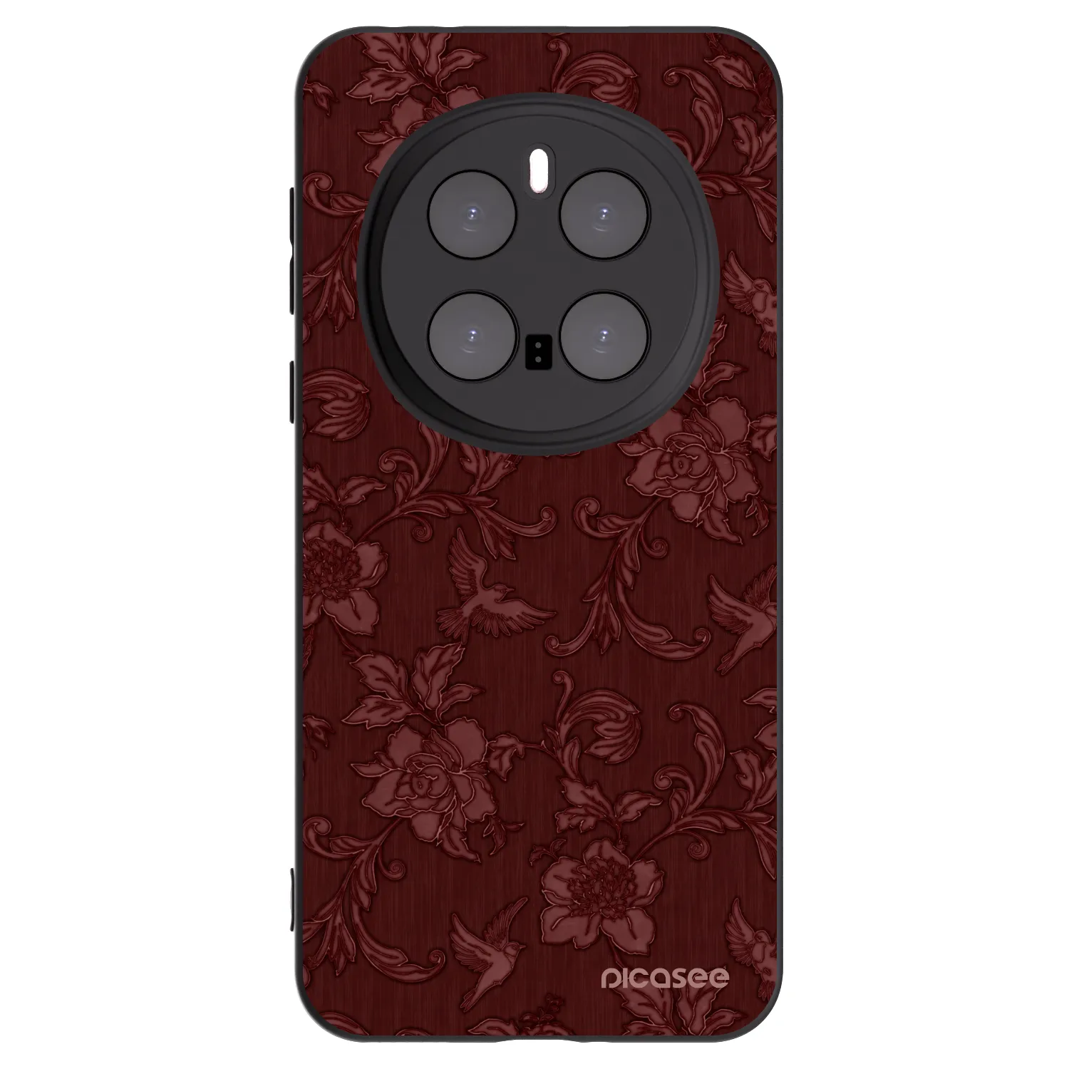 Picasee fekete szilikon tok az alábbi mobiltelefonokra Honor Magic7 Pro 5G - Red Elegance