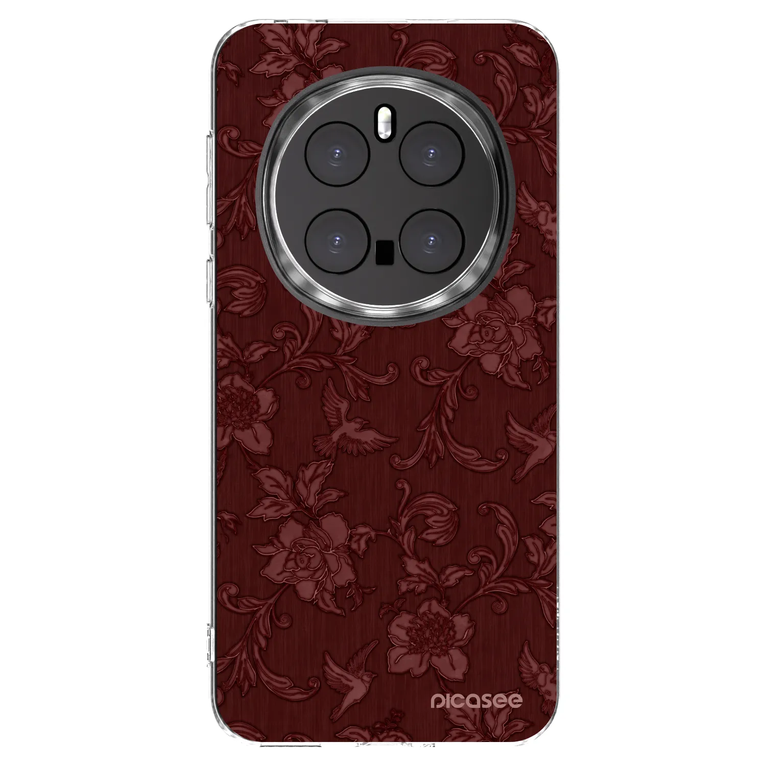 Picasee átlátszó szilikon tok az alábbi mobiltelefonokra Honor Magic7 Pro 5G - Red Elegance