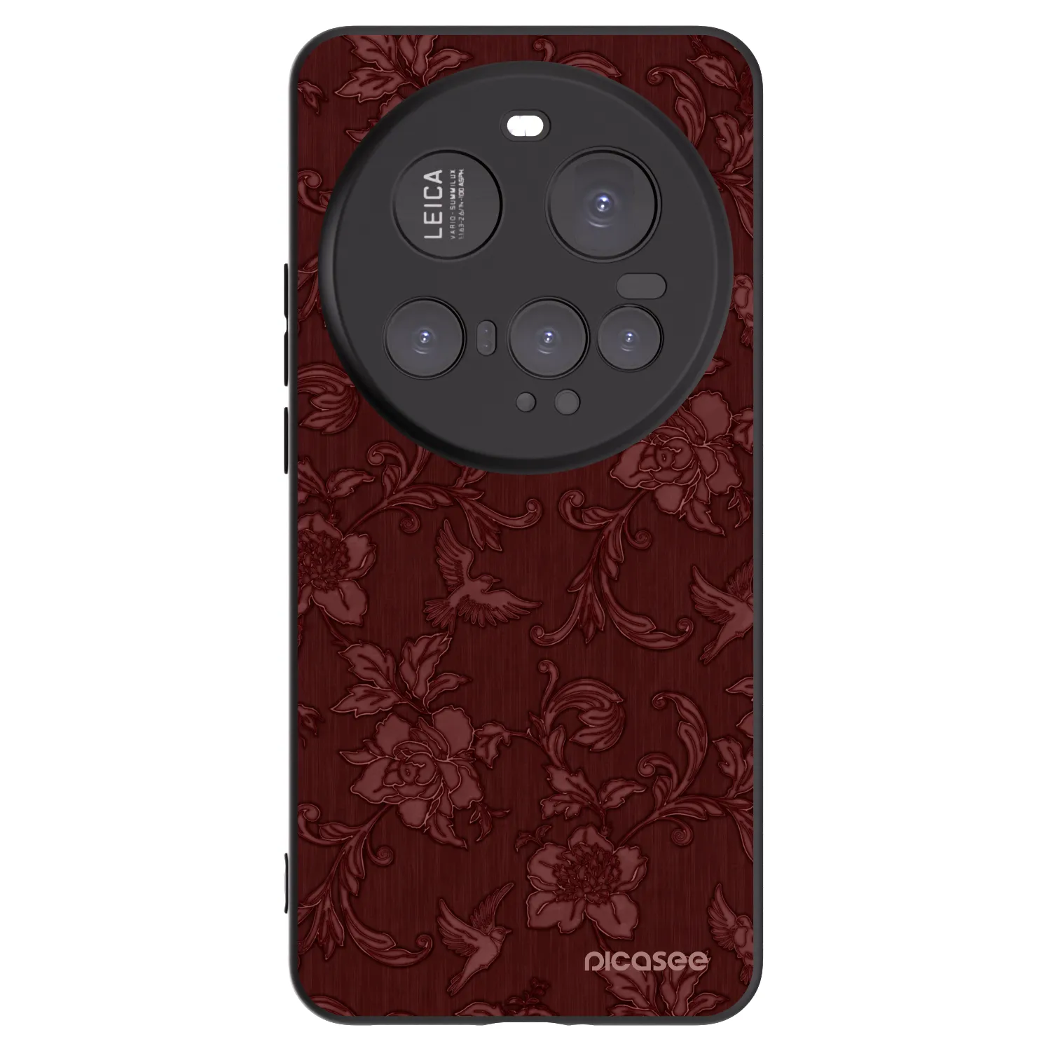 Picasee fekete szilikon tok az alábbi mobiltelefonokra Xiaomi 15 Ultra - Red Elegance
