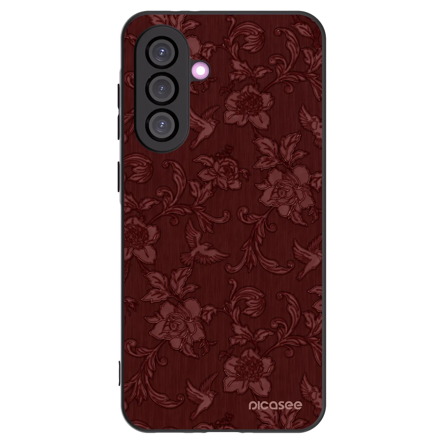 Picasee fekete szilikon tok az alábbi mobiltelefonokra Samsung Galaxy A56 5G A566B - Red Elegance