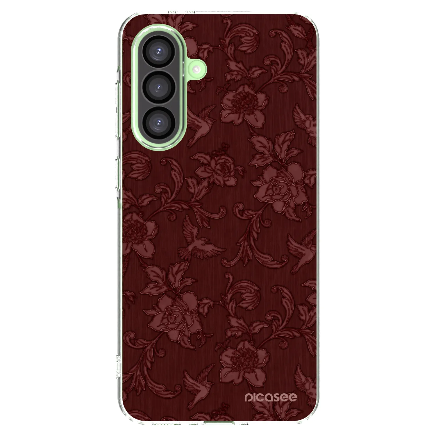 Picasee átlátszó szilikon tok az alábbi mobiltelefonokra Samsung Galaxy A26 5G A266B - Red Elegance