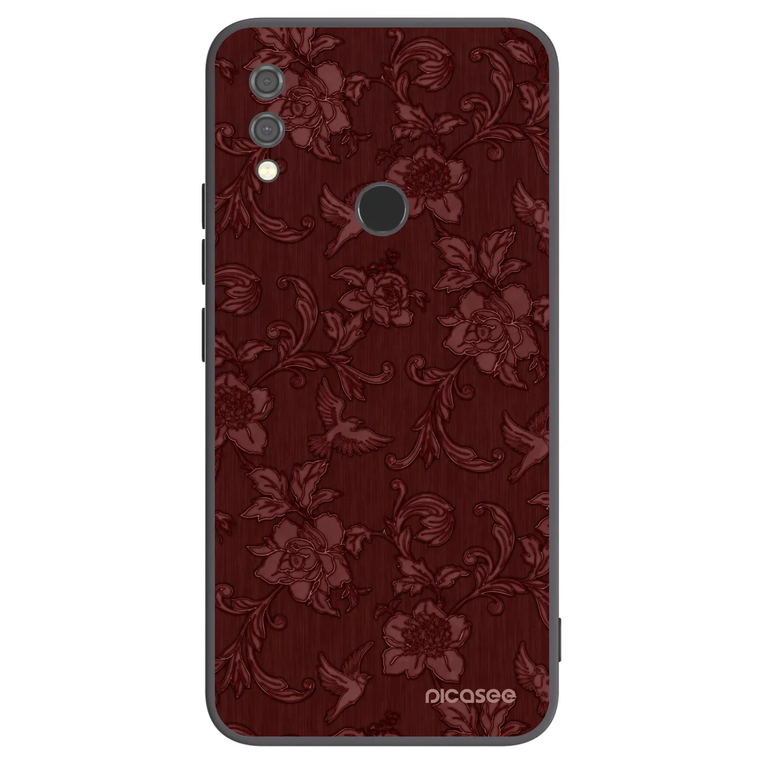 Picasee fekete szilikon tok az alábbi mobiltelefonokra Xiaomi Redmi Note 7 - Red Elegance