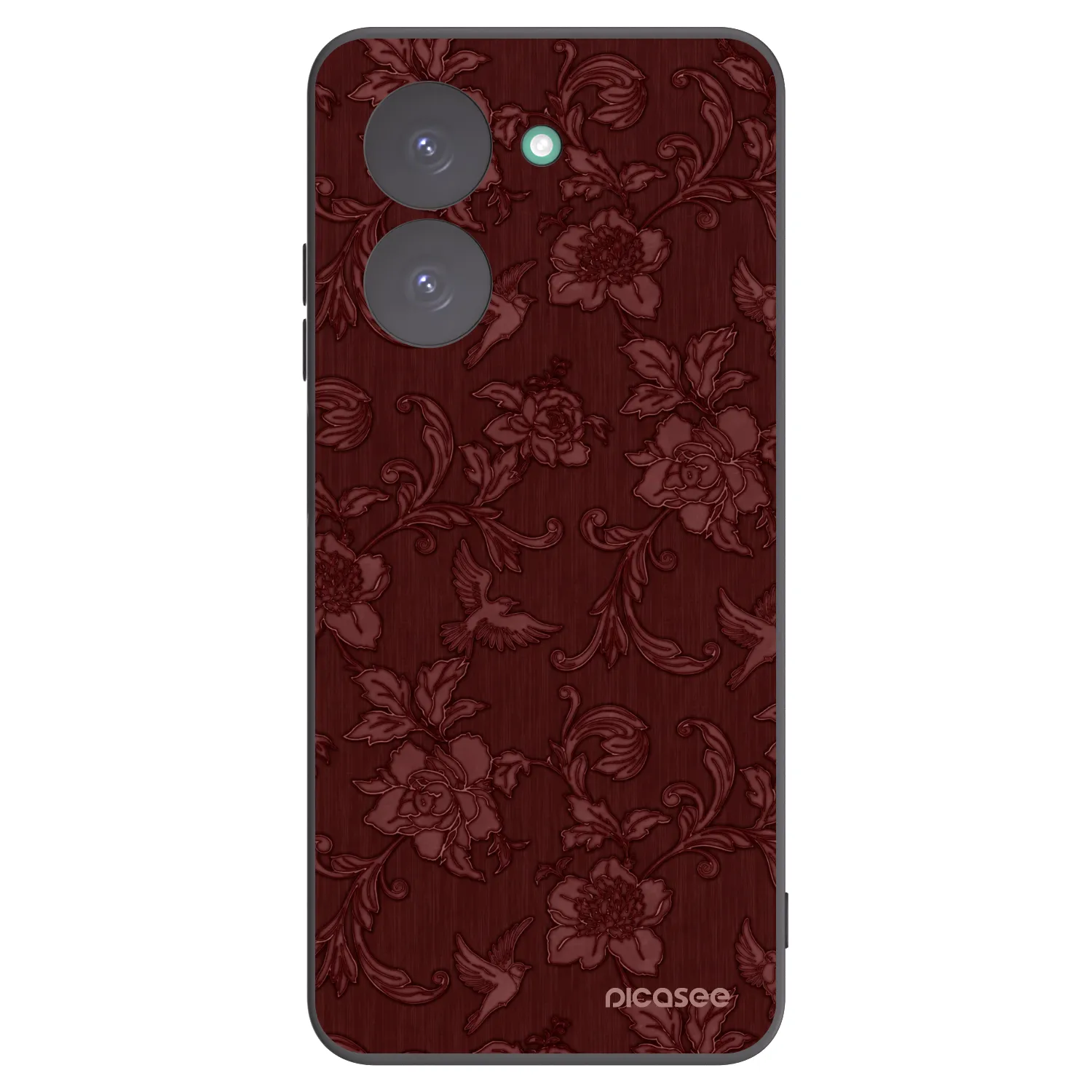 Picasee fekete szilikon tok az alábbi mobiltelefonokra Xiaomi Redmi A5 - Red Elegance