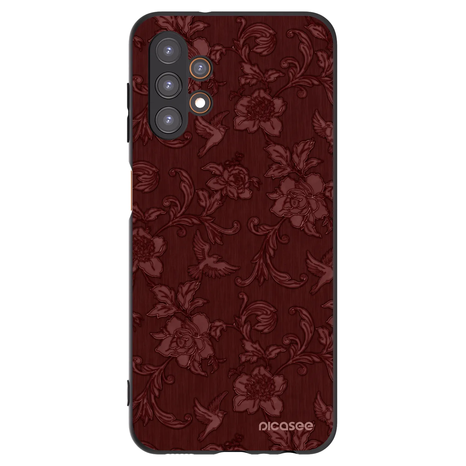 Picasee fekete szilikon tok az alábbi mobiltelefonokra Samsung Galaxy A13 5G - Red Elegance