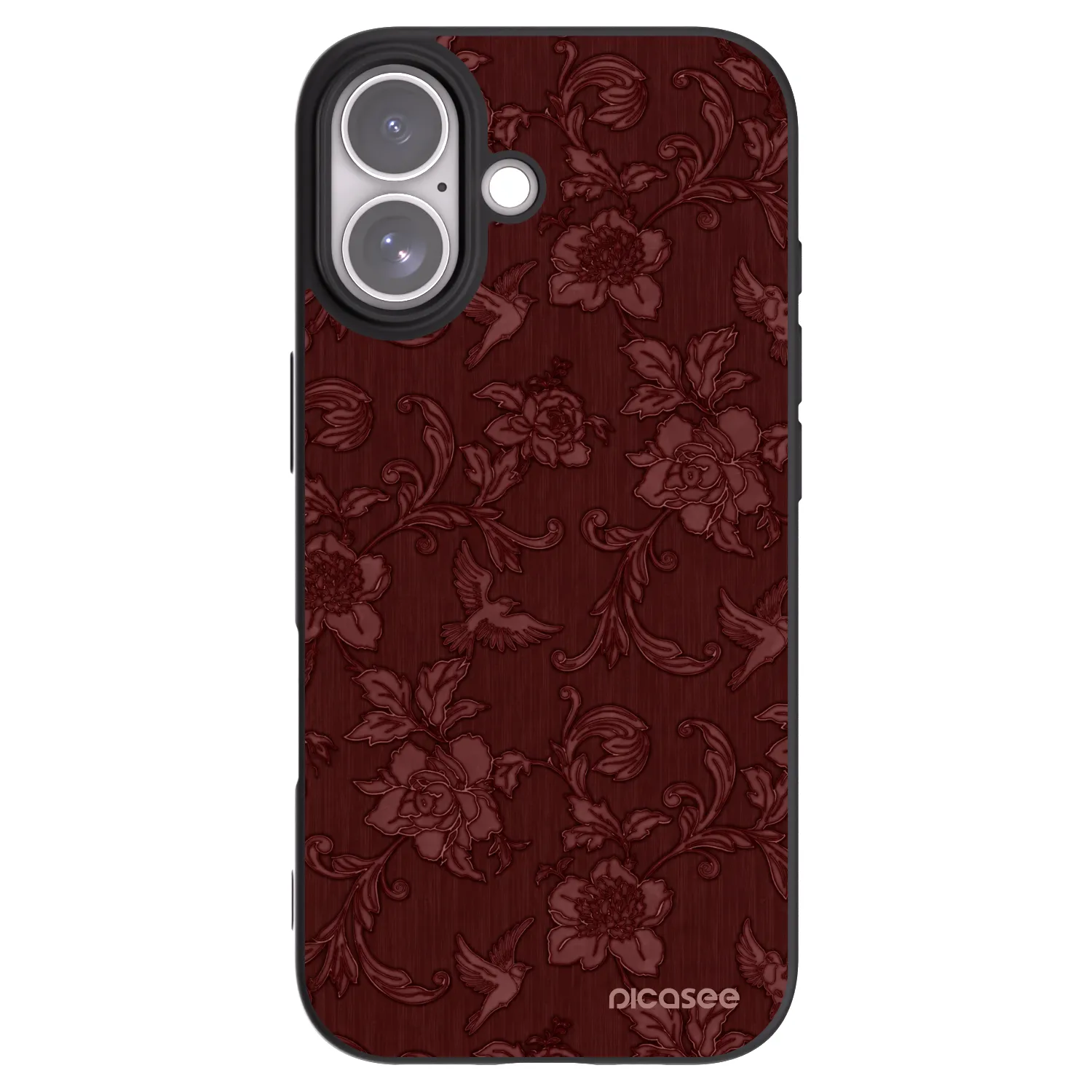 Picasee fekete szilikon tok az alábbi mobiltelefonokra Apple iPhone 17 - Red Elegance