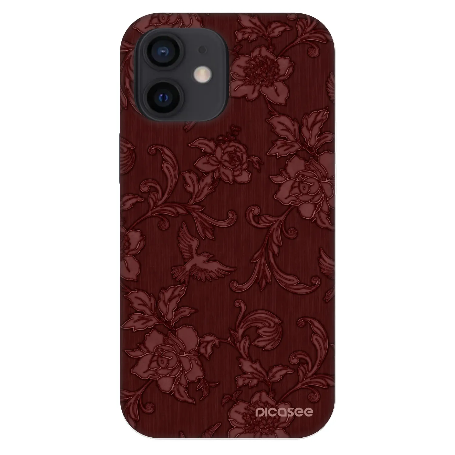 Picasee Fashion Case Apple iPhone 12 mini - Red Elegance