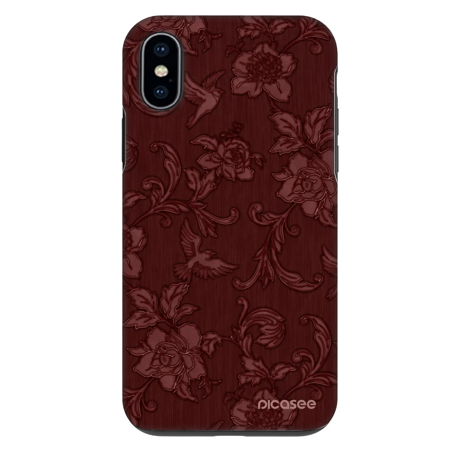 Picasee Fashion Case Apple iPhone X/XS - Red Elegance