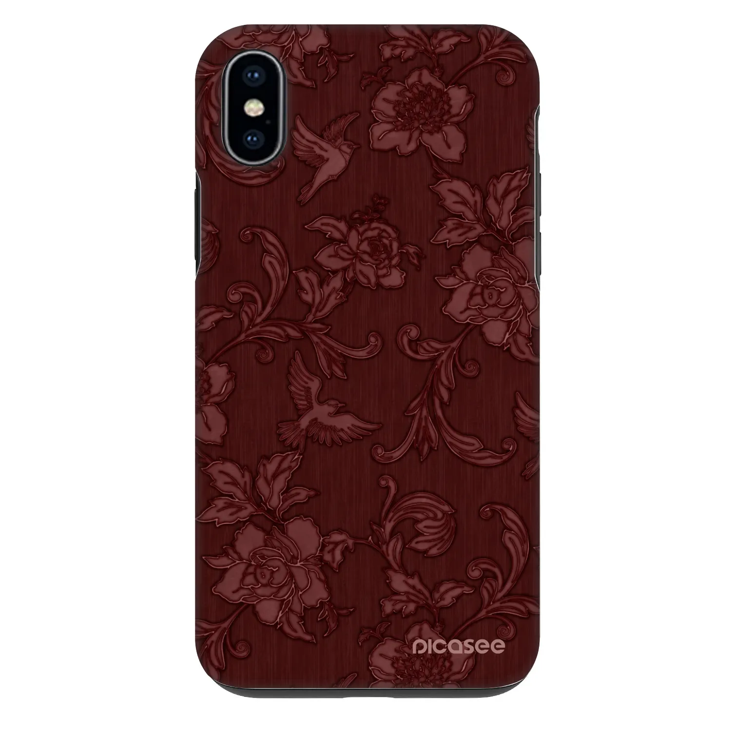 Picasee Fashion Case Apple iPhone XS Max - Red Elegance