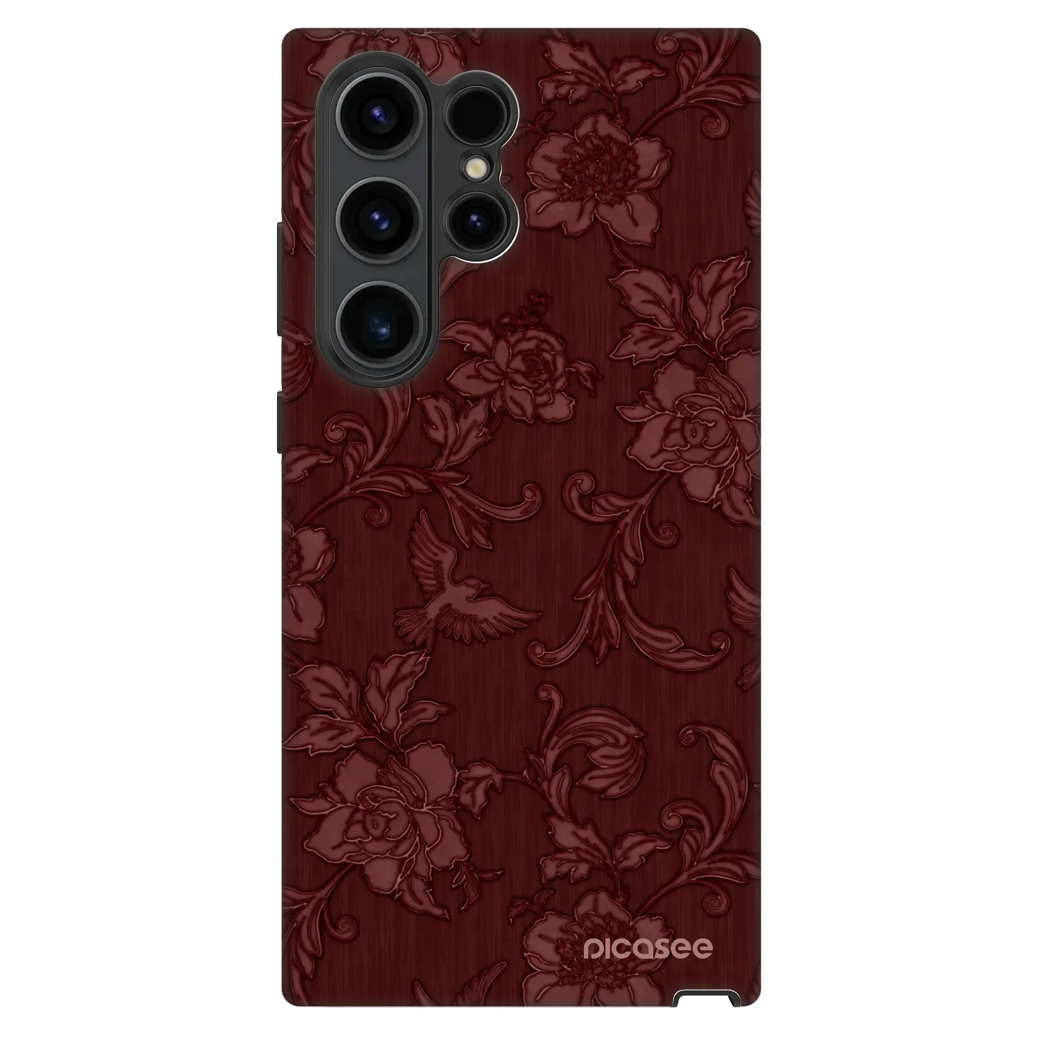 Picasee Fashion Case Samsung Galaxy S23 Ultra 5G - Red Elegance