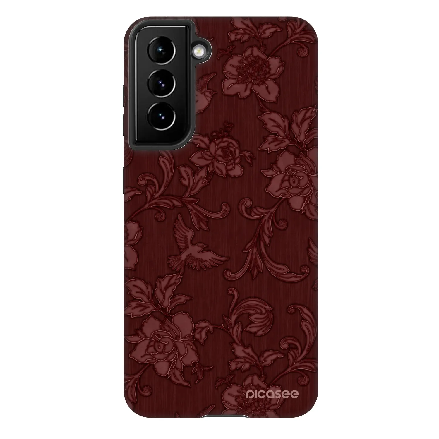 Picasee Fashion Case Samsung Galaxy S22 5G - Red Elegance