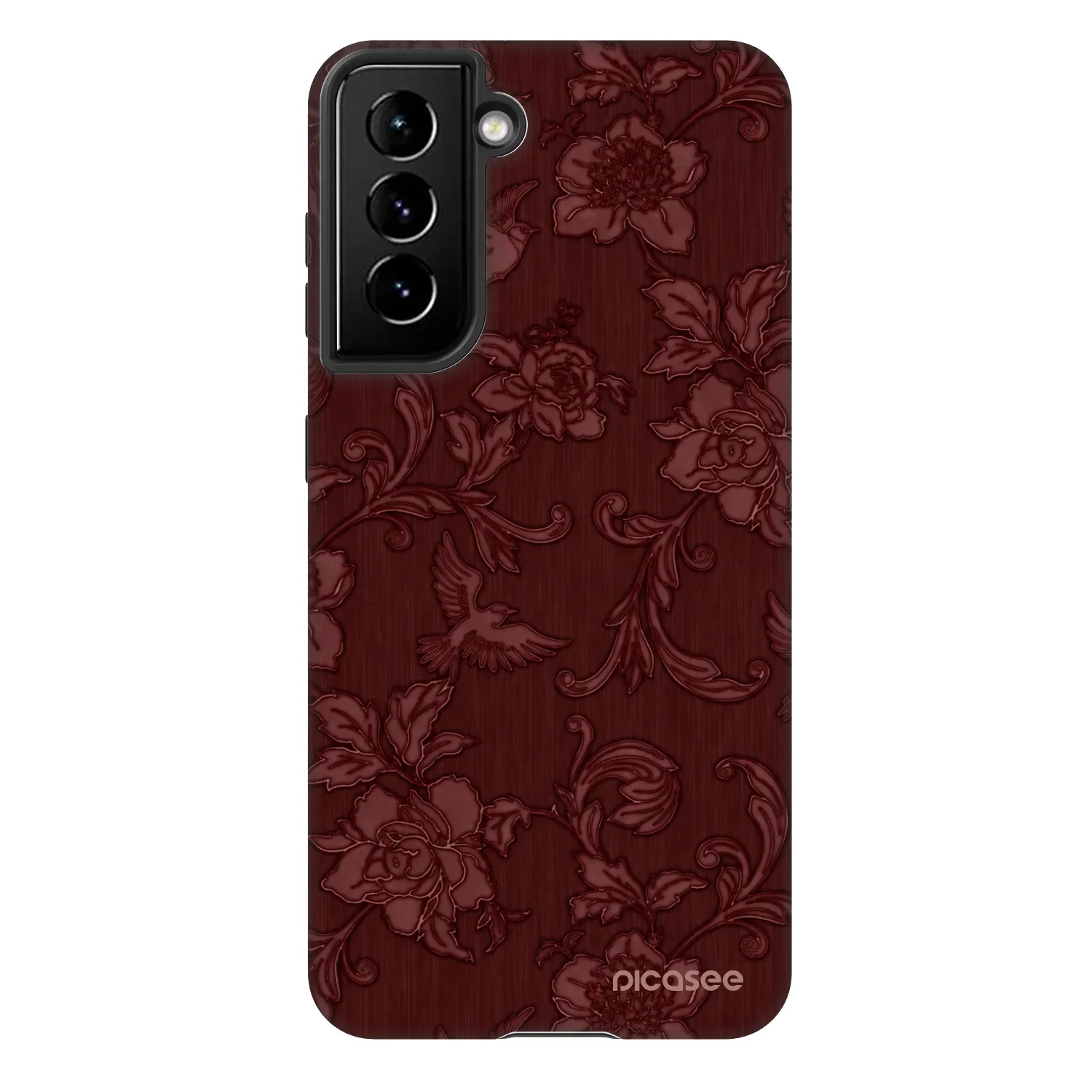 Picasee Fashion Case Samsung Galaxy S21 5G G991B - Red Elegance
