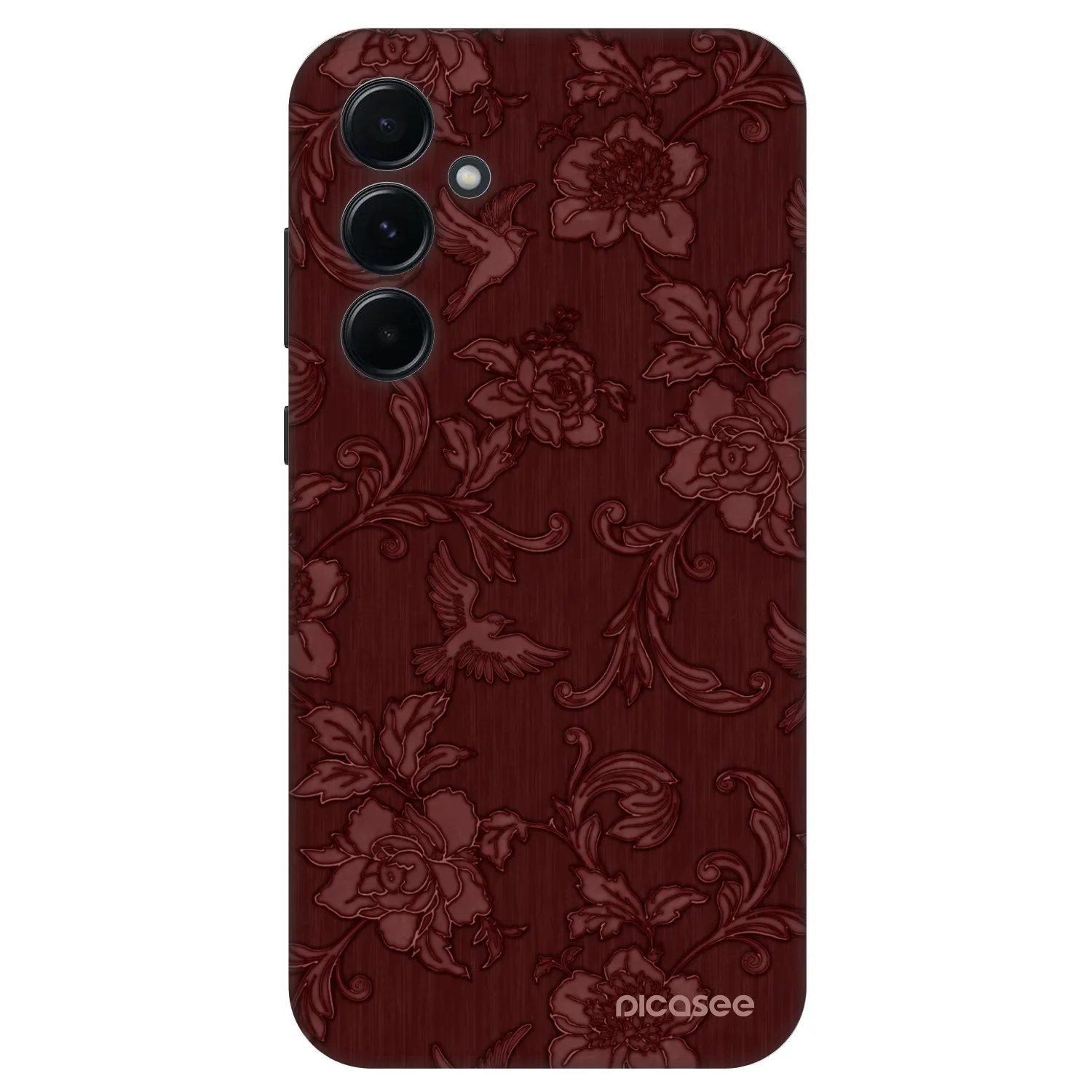 Picasee Fashion Case Samsung Galaxy A55 5G A556B - Red Elegance