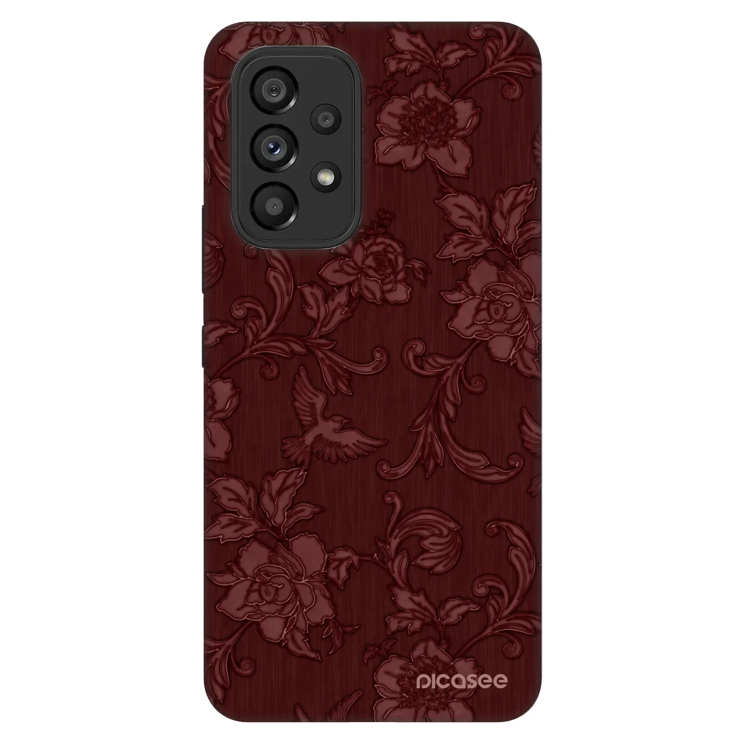 Picasee Fashion Case Samsung Galaxy A53 5G A536 - Red Elegance