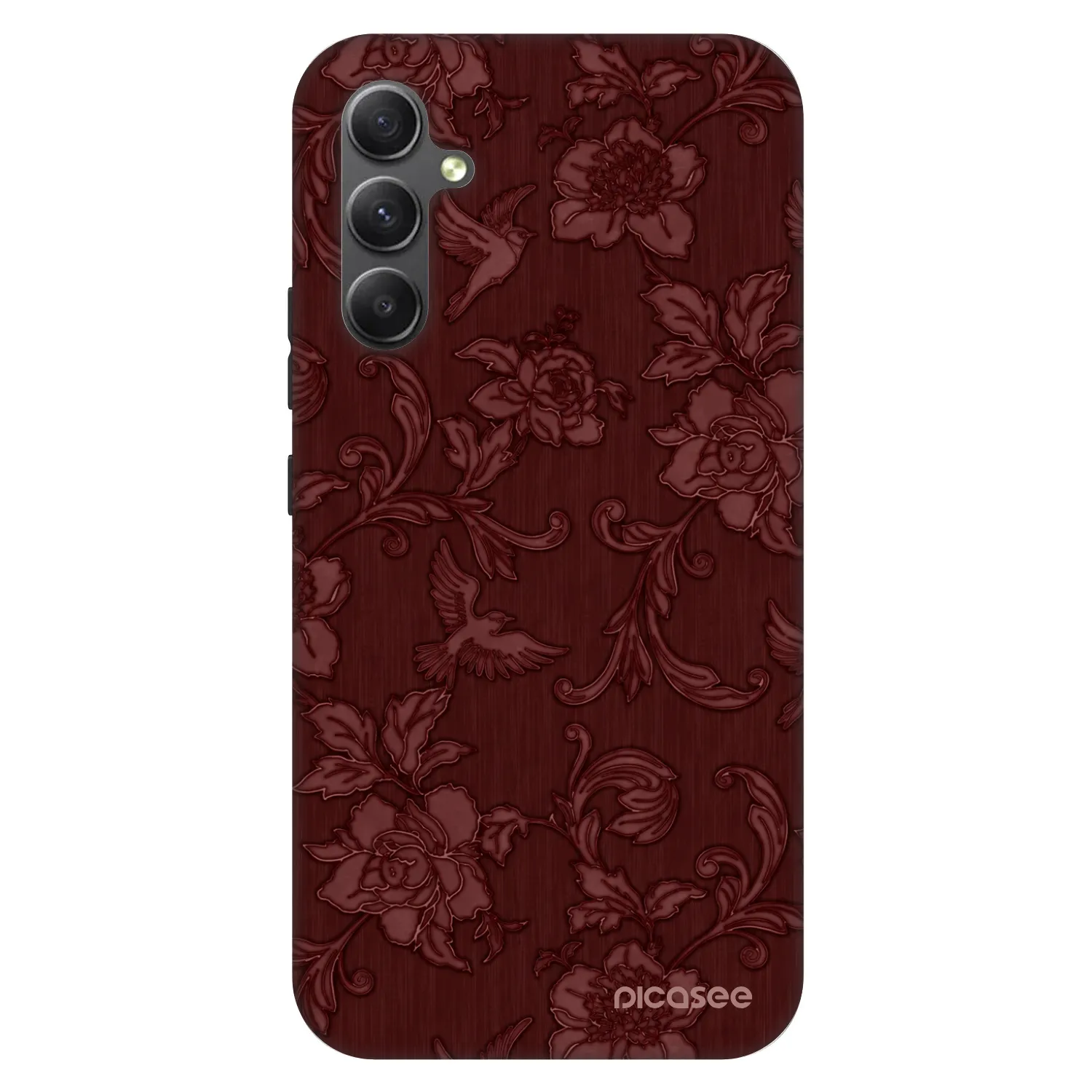 Picasee Fashion Case Samsung Galaxy A34 5G A346B - Red Elegance