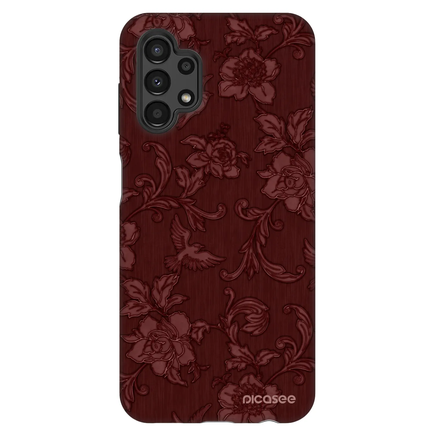 Picasee Fashion Case Samsung Galaxy A13 4G A135 - Red Elegance