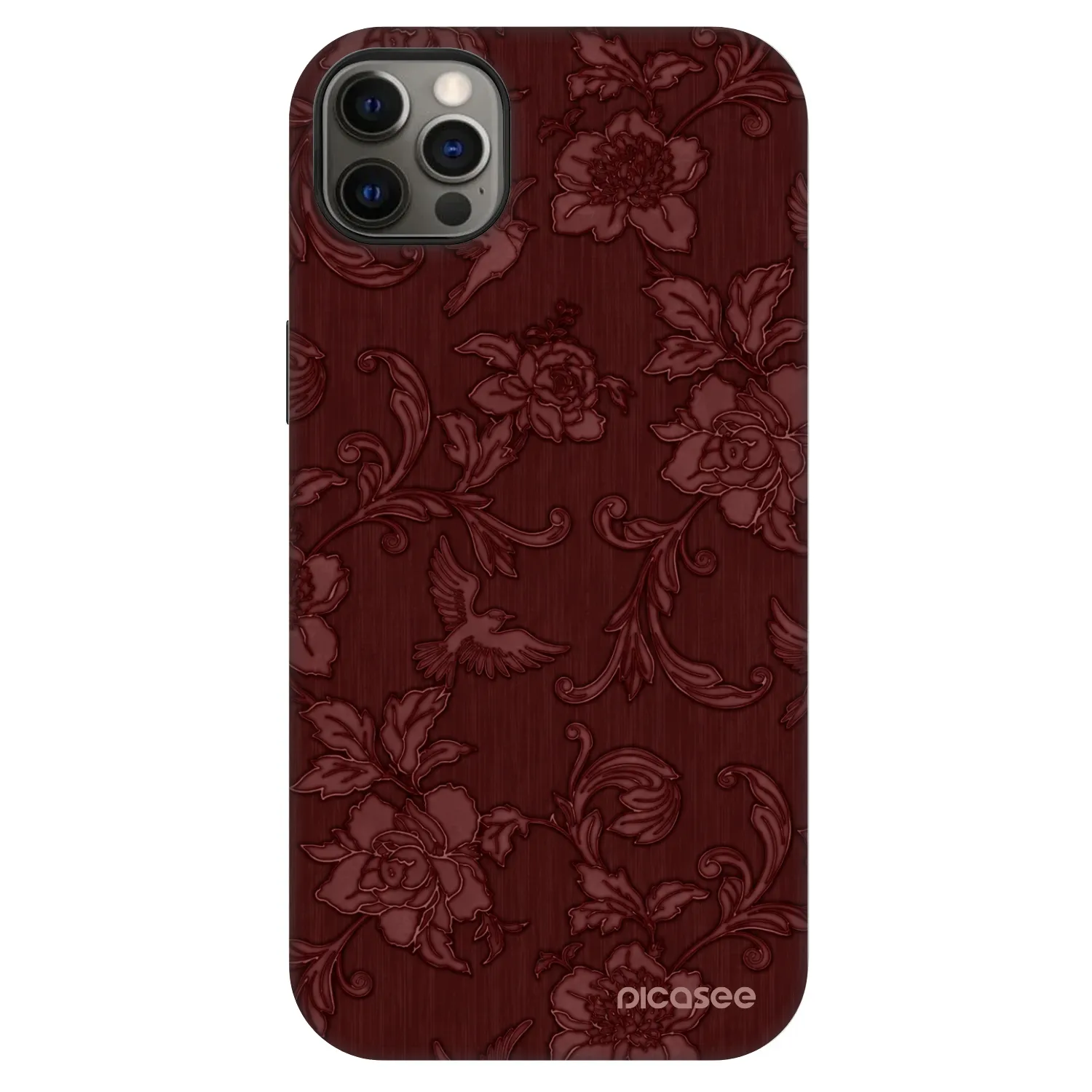 Picasee Fashion Case MagSafe Apple iPhone 12 Pro Max - Red Elegance
