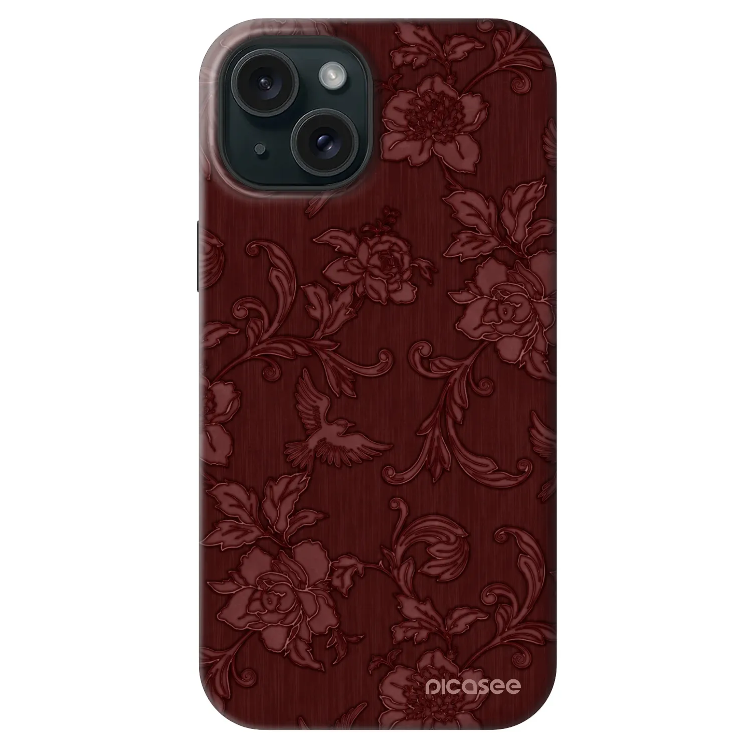 Picasee Fashion Case MagSafe Apple iPhone 15 - Red Elegance