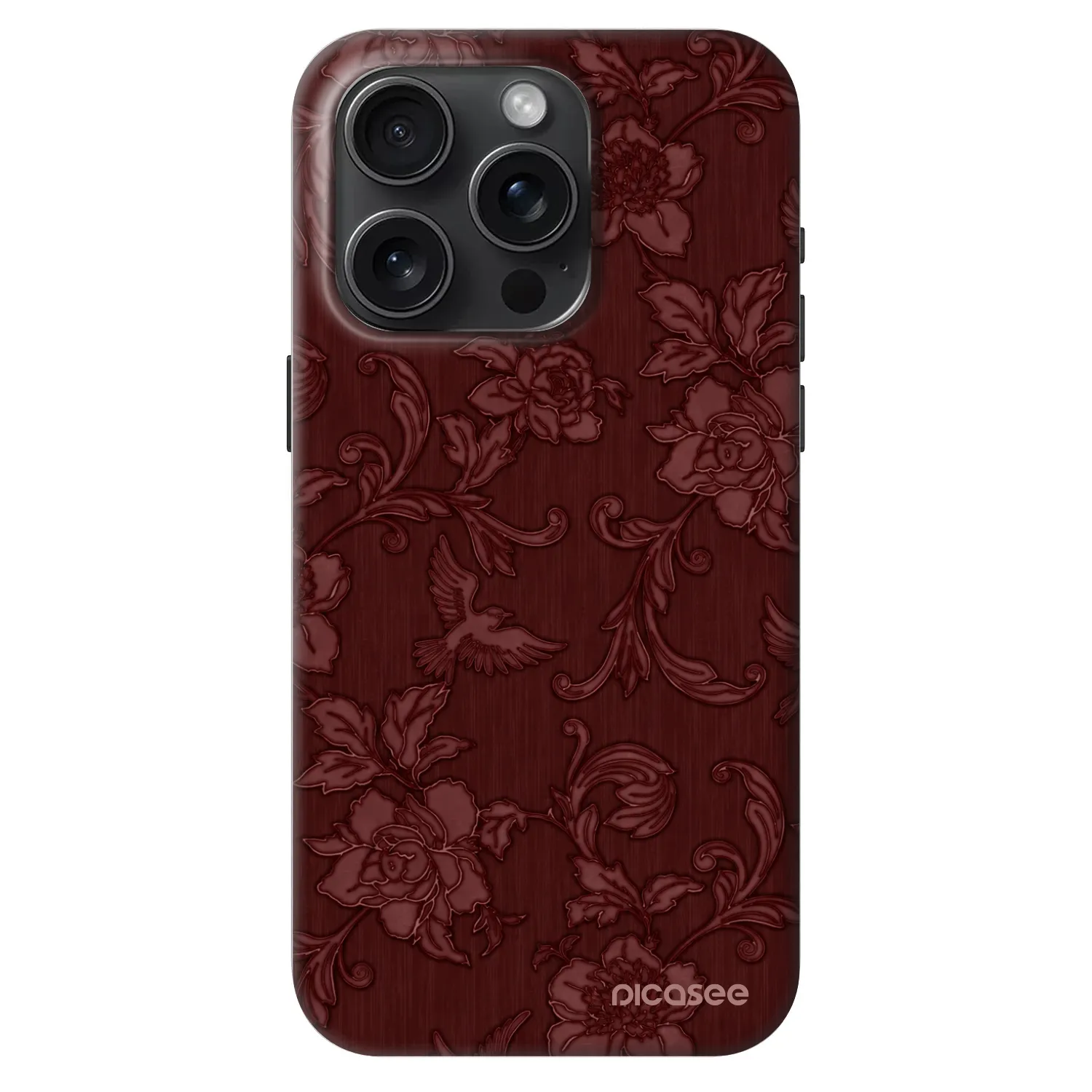 Picasee Fashion Case MagSafe Apple iPhone 15 Pro - Red Elegance