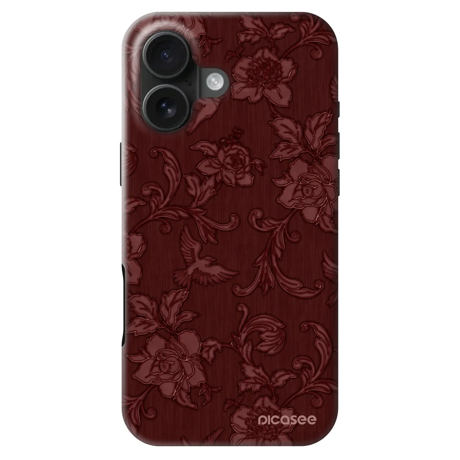 Picasee Fashion Case MagSafe Apple iPhone 16 - Red Elegance