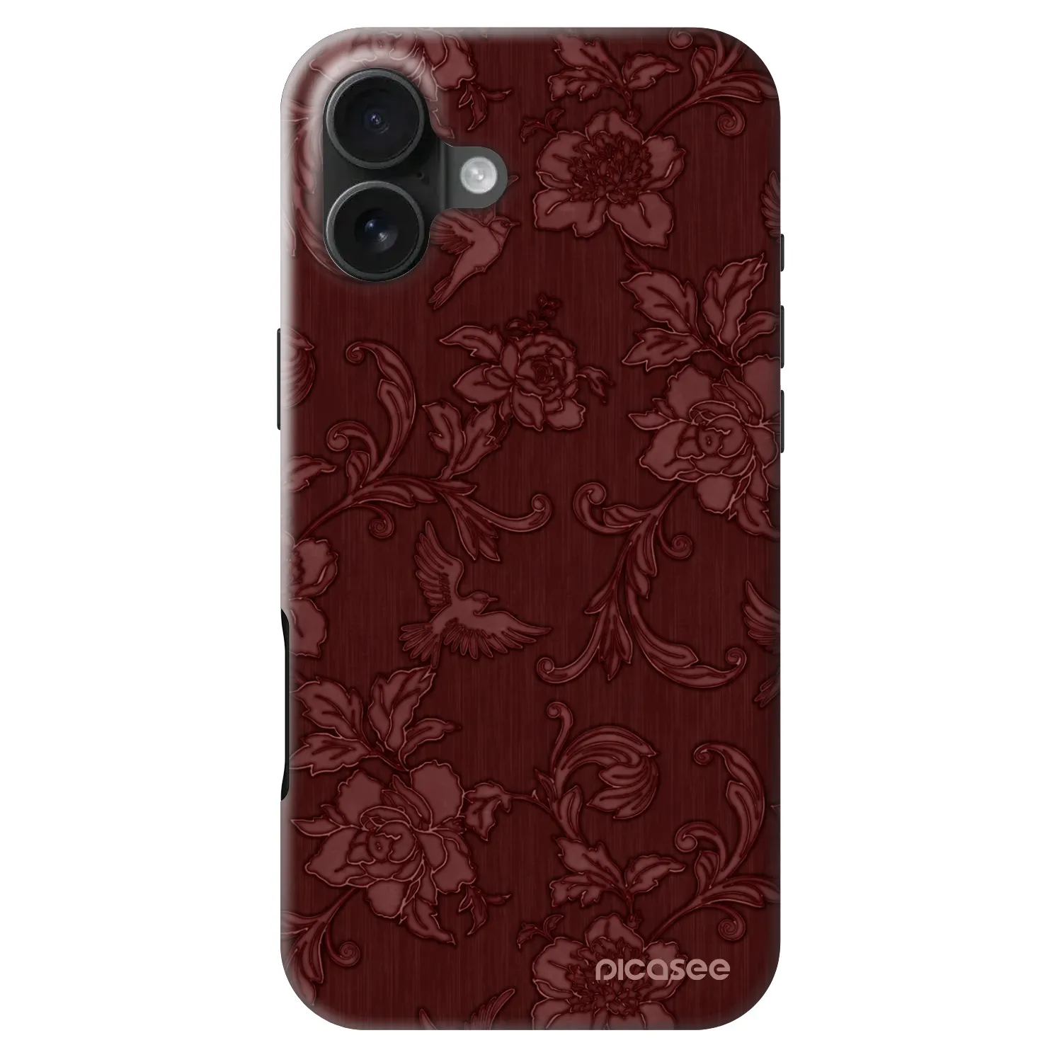 Picasee Fashion Case MagSafe Apple iPhone 16 Plus - Red Elegance