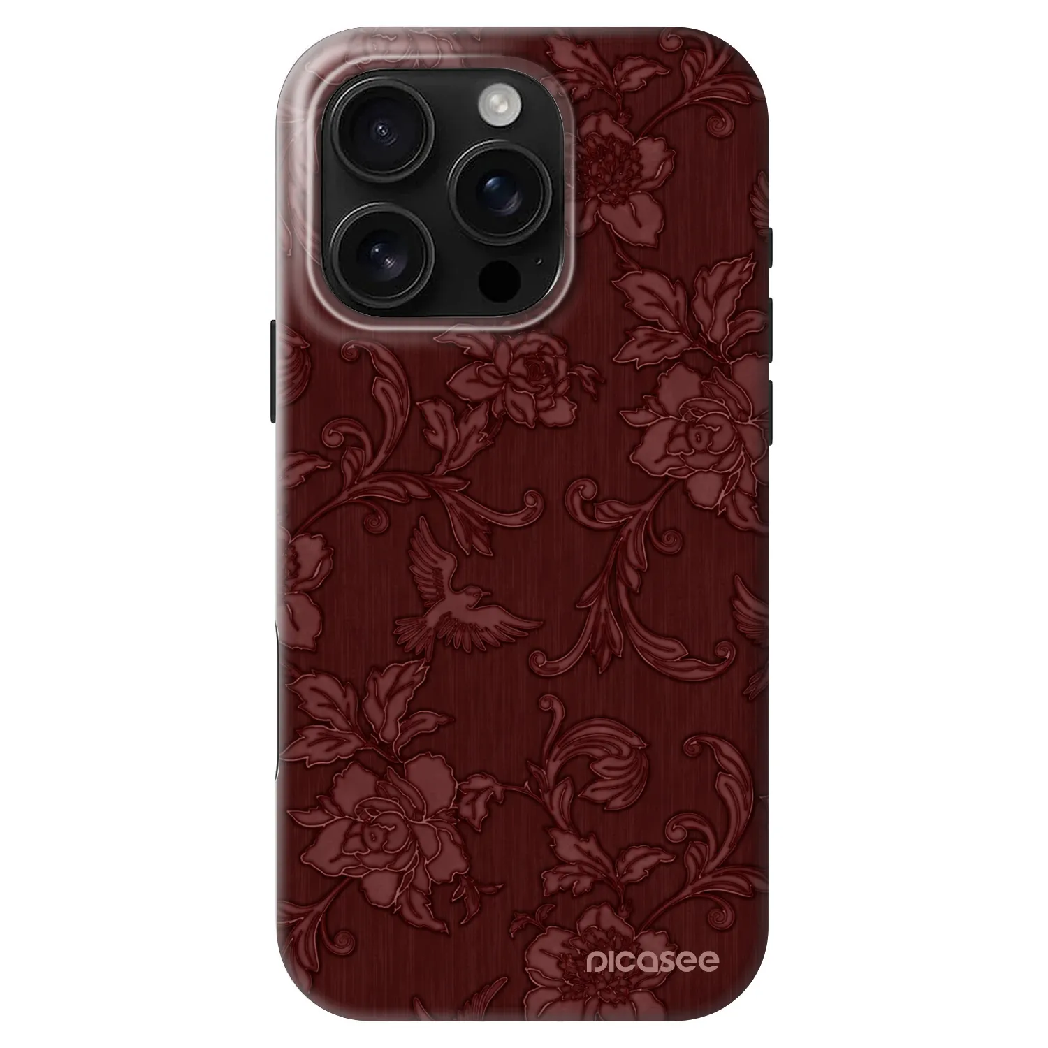 Picasee Fashion Case MagSafe Apple iPhone 16 Pro - Red Elegance