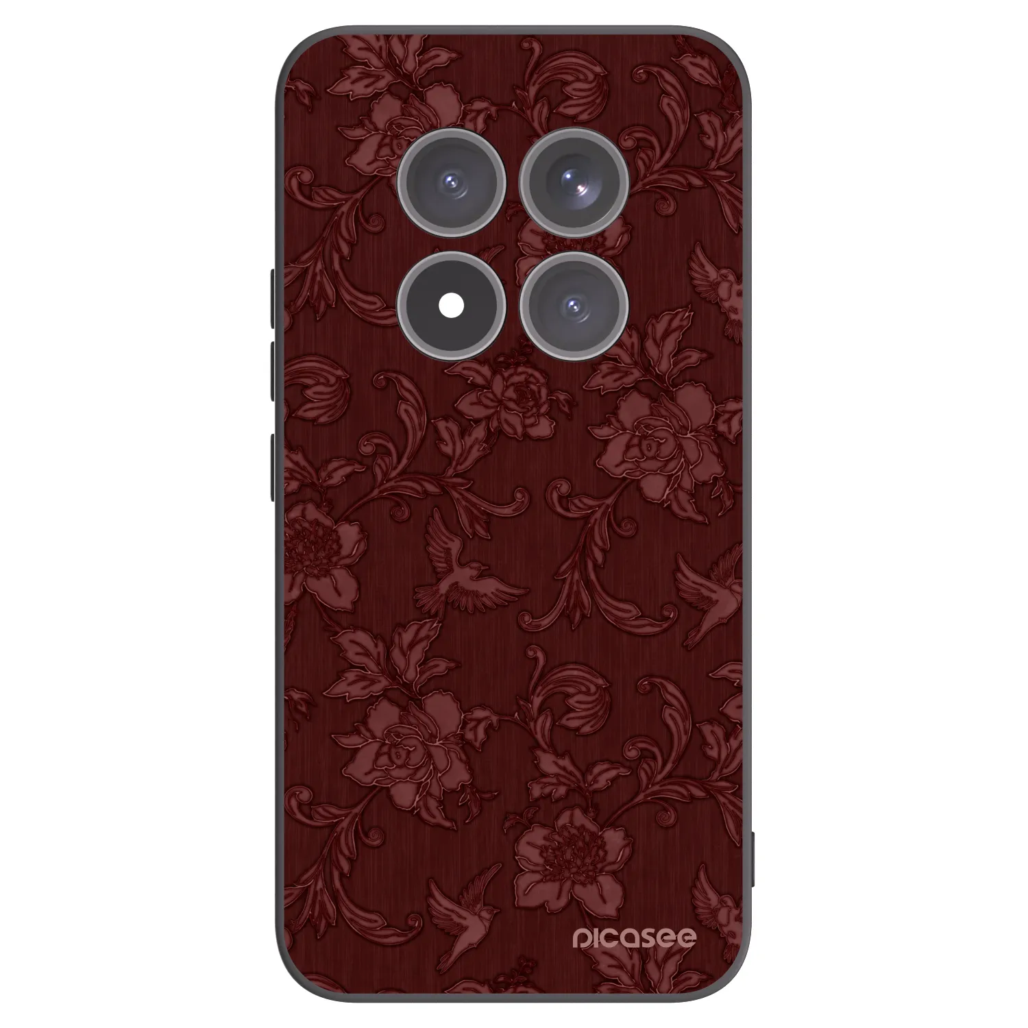Picasee fekete szilikon tok az alábbi mobiltelefonokra Xiaomi Redmi Note 15 Pro+ - Red Elegance