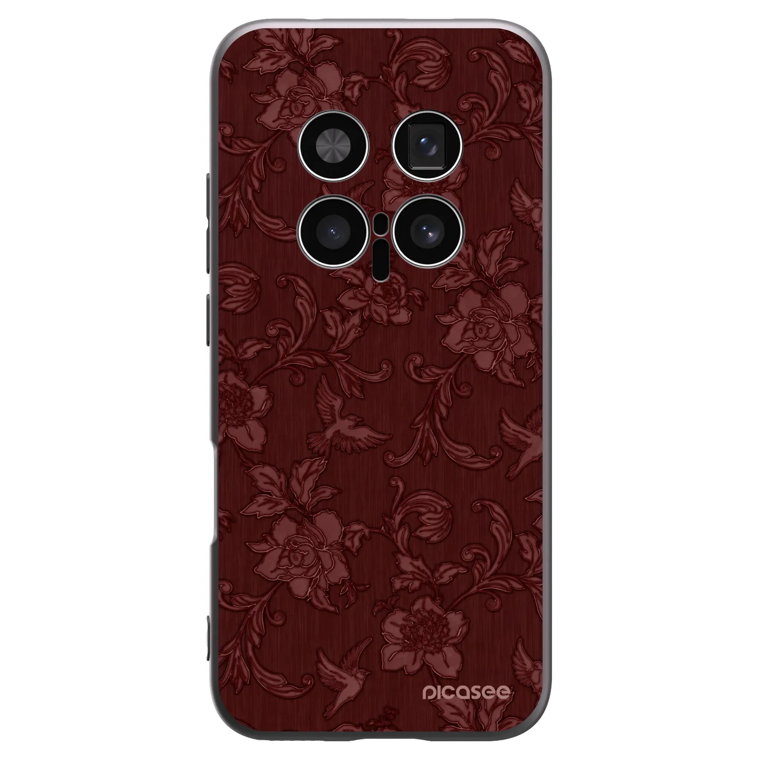 Picasee fekete szilikon tok az alábbi mobiltelefonokra Honor Magic8 Pro 5G - Red Elegance