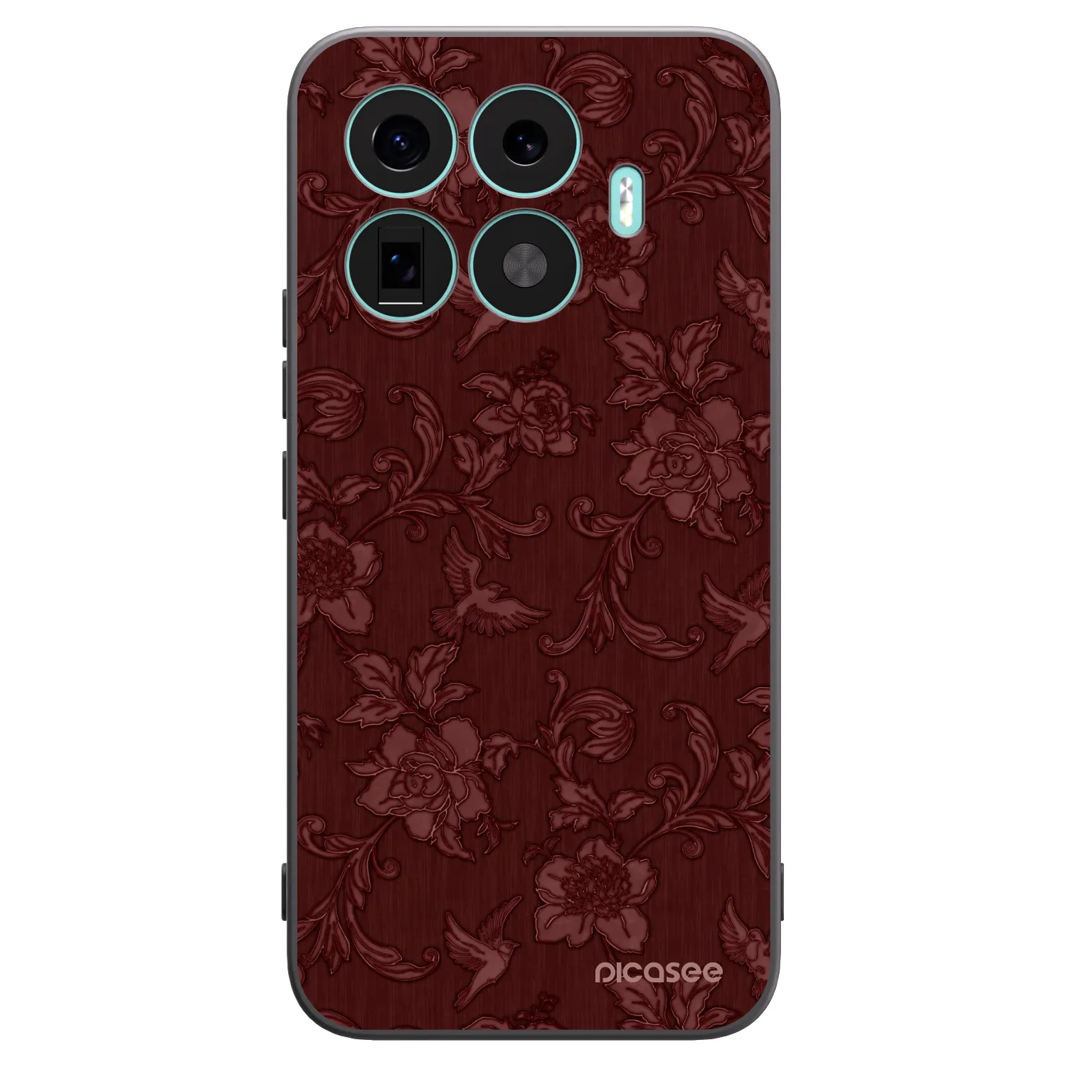 Picasee fekete szilikon tok az alábbi mobiltelefonokra Xiaomi 17T Pro - Red Elegance