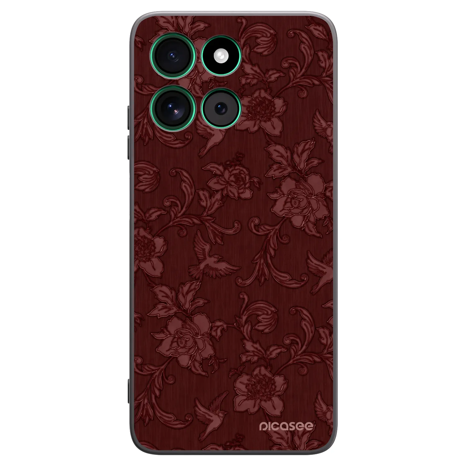 Picasee fekete szilikon tok az alábbi mobiltelefonokra Motorola Moto G57 Power - Red Elegance