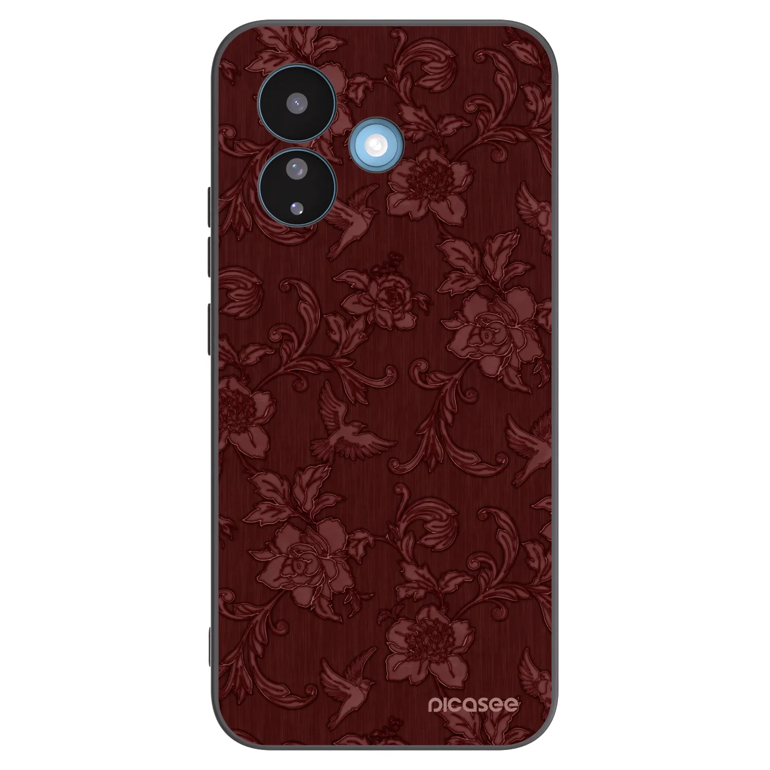 Picasee fekete szilikon tok az alábbi mobiltelefonokra Xiaomi Redmi Note 17 Pro 5G - Red Elegance