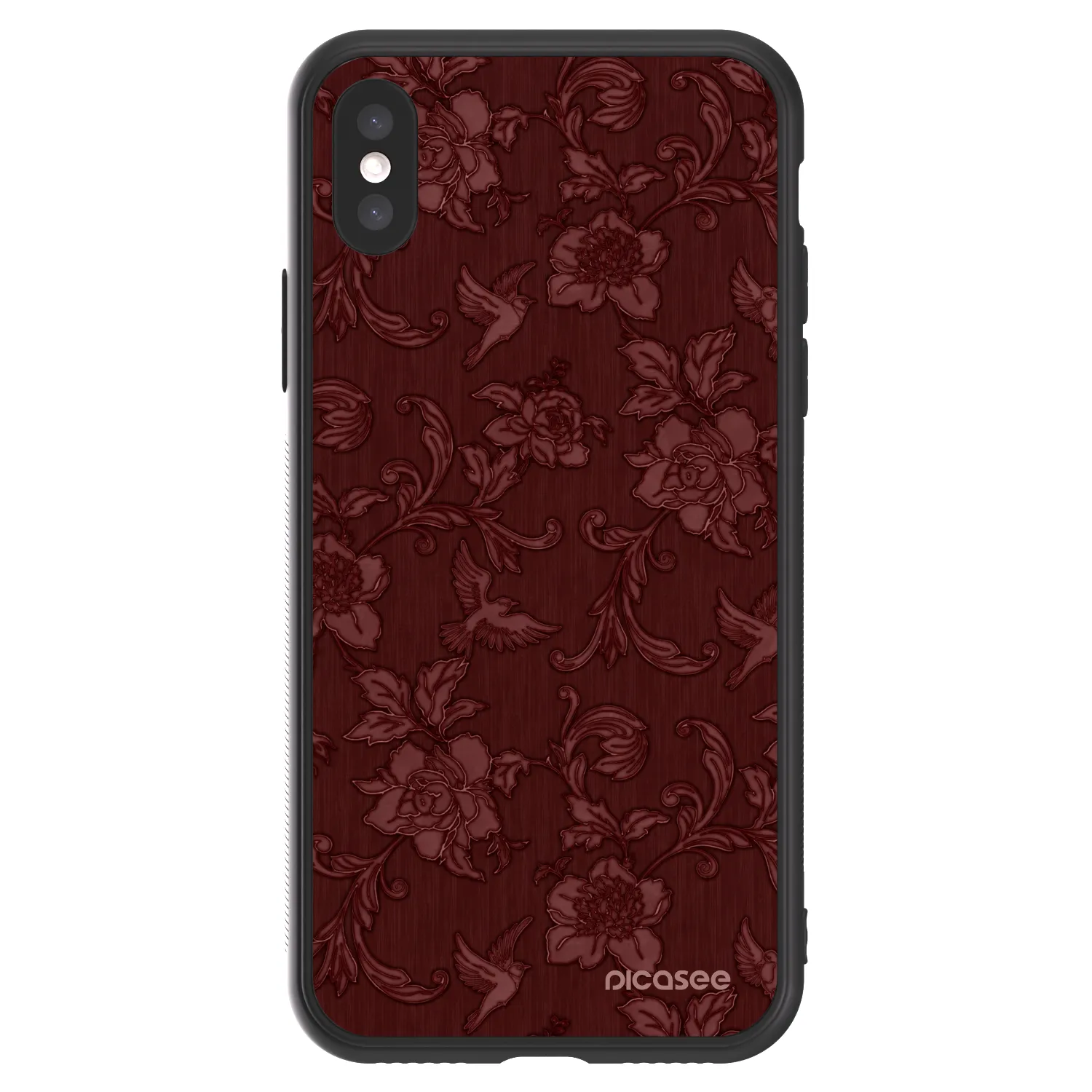 Picasee ULTIMATE CASE Apple iPhone X/XS - készülékre - Red Elegance
