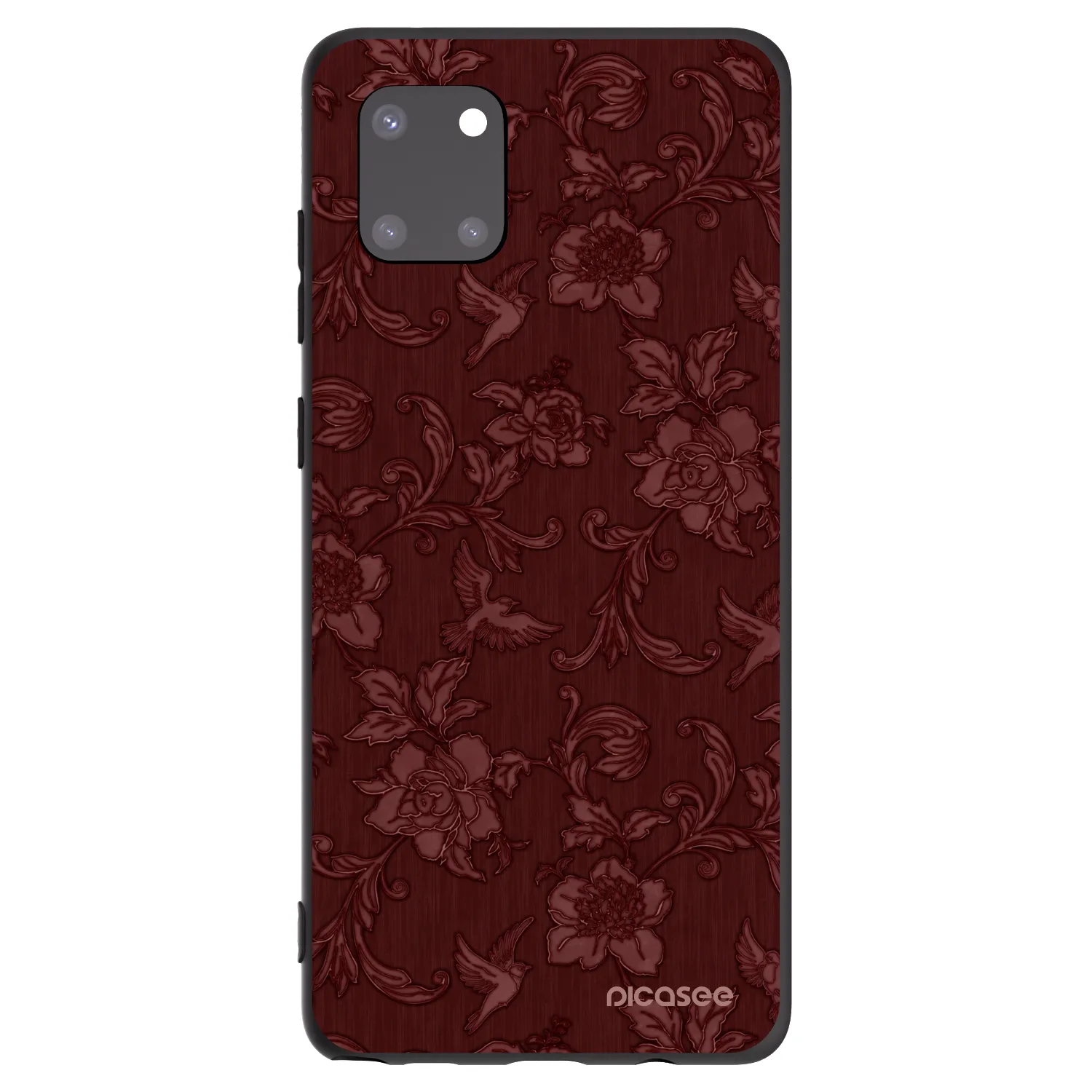 Picasee fekete szilikon tok az alábbi mobiltelefonokra Samsung Galaxy Note 10 Lite N770F - Red Elegance