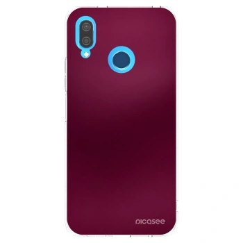 Picasee átlátszó szilikon tok az alábbi mobiltelefonokra Huawei P20 Lite - Velvet Bordeaux
