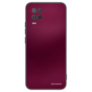 Picasee fekete szilikon tok az alábbi mobiltelefonokra Realme 8 5G - Velvet Bordeaux