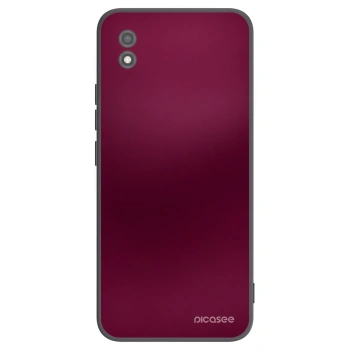 Picasee fekete szilikon tok az alábbi mobiltelefonokra Realme C11 (2021) - Velvet Bordeaux