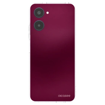 Picasee átlátszó szilikon tok az alábbi mobiltelefonokra Realme 10 4G - Velvet Bordeaux