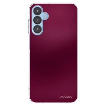 Picasee átlátszó szilikon tok az alábbi mobiltelefonokra Samsung Galaxy A15 A156B 5G - Velvet Bordeaux