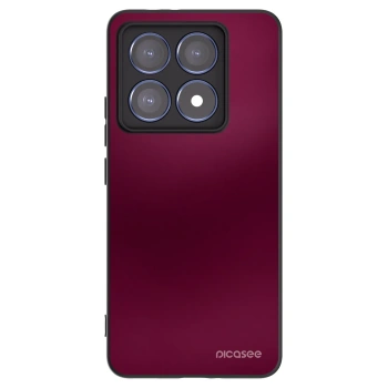Picasee fekete szilikon tok az alábbi mobiltelefonokra Xiaomi 14T Pro - Velvet Bordeaux
