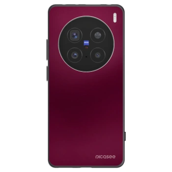 Picasee fekete szilikon tok az alábbi mobiltelefonokra Vivo X200 Pro - Velvet Bordeaux