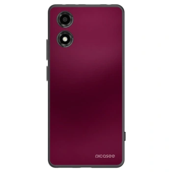 Picasee fekete szilikon tok az alábbi mobiltelefonokra Motorola Moto E14 - Velvet Bordeaux