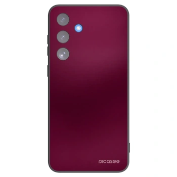 Picasee fekete szilikon tok az alábbi mobiltelefonokra Samsung Galaxy S25 FE 5G - Velvet Bordeaux