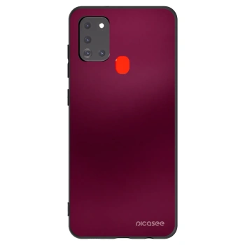 Picasee fekete szilikon tok az alábbi mobiltelefonokra Samsung Galaxy A21s - Velvet Bordeaux